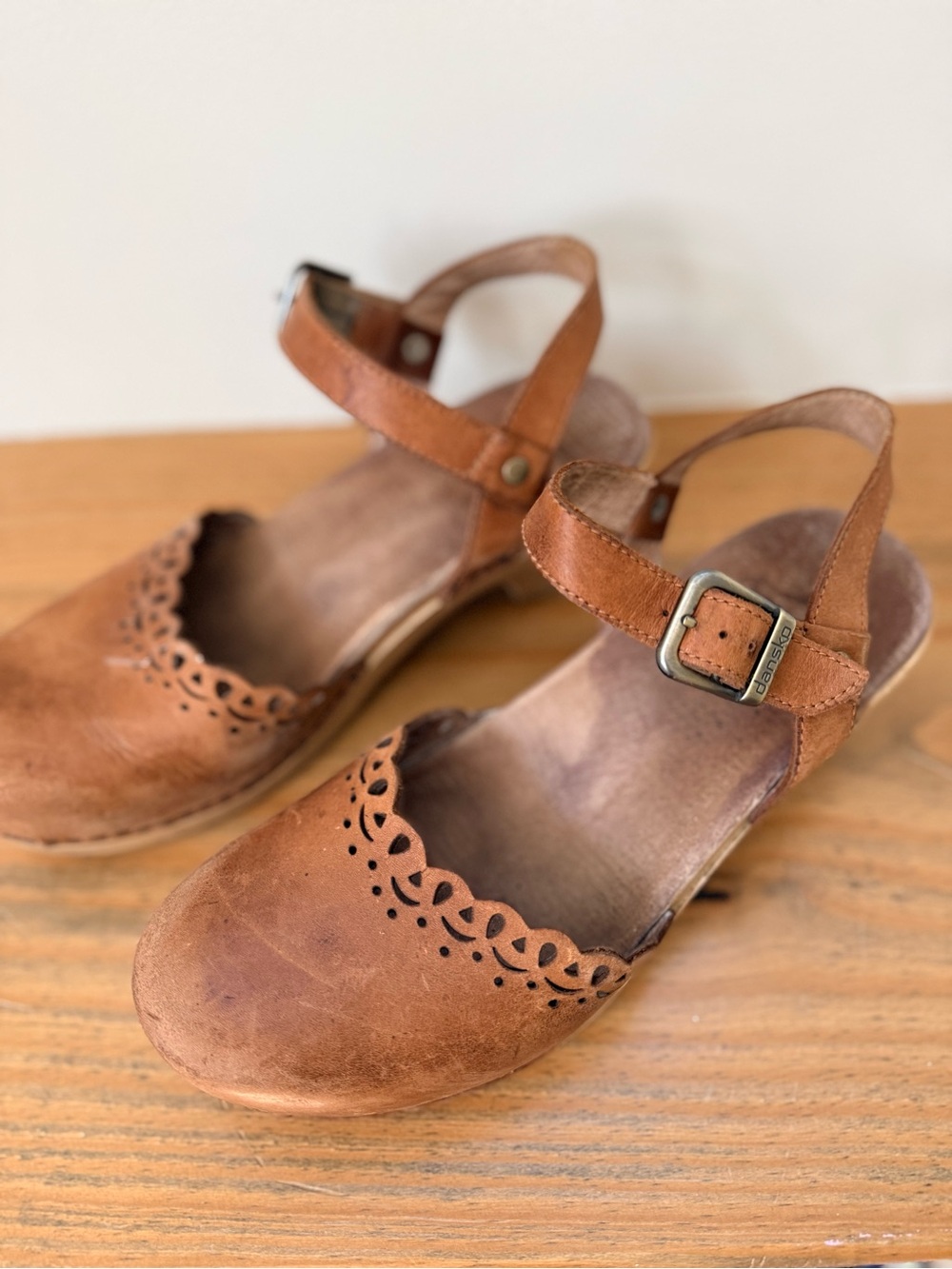 Dansko Marta Clog Sandals - Mary Jane Style - Size 38 - GUC - Picture 2 of 5